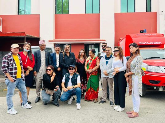 नेपाल चलचित्र कलाकार संघबाट मिती २०८०/४/३१ गते क्यान्सर रोगको उपचार गराई रहनु भएका कलाकार श्री घनश्याम गौतमको स्वास्थ अवस्था बारे जानकारी
